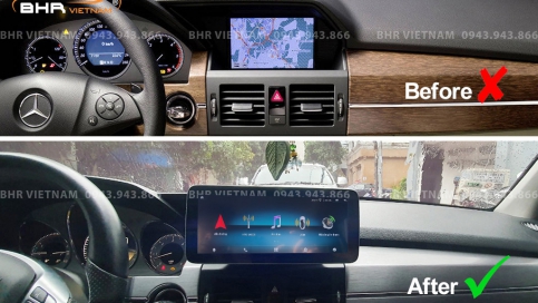 Màn hình DVD Android liền camera 360 xe Mercedes GLK 2008 - 2015 | Oled Pro G68s 